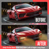 LED For Corvette C8 2019-2025 Daytime Running Light Turn Signal W/ Edge Cover AN