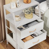 Bedside Table Cabinet with 3 Drawer Nightstand Bedroom Storage Chest of Drawer