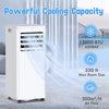 Portable Air Conditioner 12000 BTU WiFi Heat Dehumidifier Fan Remote 3-in-1 Unit