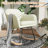 Nursery Rocking Chair Upholstered Rocker Chair Padded Armchair High Backrest NEW