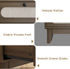 3 Drawer Dresser Bedside Table Chest for Bedroom Entryway Living Room Cabinet