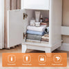 Dressing Table With Drawers Mirror Stool Set Makeup Desk Vanity Table Bedroom