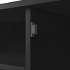 Tall Pantry Cabinet Kitchen Cupboard w/ Storage, Adjustable Shelves, Black