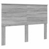 Bed Frame Grey Sonoma 160 x 200 cm Solid Pine Wood