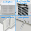 1100W Window Air Conditioner Refrigerated Cooling & Heating With Remote Control
