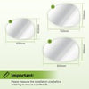 Bathroom Mirror with LED Lights Touch Dimmable Demister Irregular Wall Mounted
