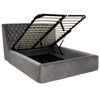 DFS Cavendish II Grey Velvet Super King Size Ottoman Storage Bed Frame RRP £1049