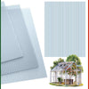 4mm Clear Twinwall Greenhouse Polycarbonate Sheet | 1220mm x 610mm (48" x 24")
