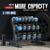 Dumbbell Rack Weight Storage Stand Heavy Duty Home Gym Fitness Large 3 Tier
