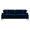 Navy Blue Velvet 4 Seater Sofa - Payton SOF199