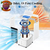 12L Evaporative Air Cooler Remote 3 Speed Portable Cooling Fan Humidifier 65W