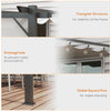 3x3(m) Pergola Gazebo Awning Canopy Garden Sun Shade Shelter Aluminium