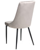 Set of 2 Dining Chairs AVENIR Velvet Taupe