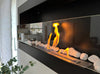 Bio fireplace 900x400 with glass Black Structural