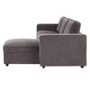 Dusk Soho Grey Chenille Right Hand Storage Chaise Sofa RRP £999