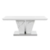 Memphis High Gloss Coffee Table In Vida Marble Effect Glass Top
