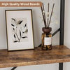 6 Tier Bookshelf Wood Bookcase Vintage Storage Display Rack Organizer