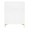 Shoe Storage Cabinets with Drawers, Shoe Bench and Coat Rack Wardrobe Set White
