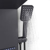 Thermostatic Shower Panel Column Tower With Body Jets Twin Head Bathroom Shower