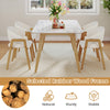 COSTWAY Modern Dining Chair Set of 2 Kitchen Chair w/Padded Seat