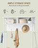 Coat Rack with Shoe Storage, Hall Tree with Bench for Hallway, 14 Open Compartme