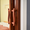 Folding Door Natural Pine Effect PVC Internal Accordion Concertina Sliding Door
