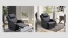 Faux Leather Electric 8-Point Vibration Massage Recliner Sofa Chair with Remote