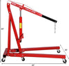 2 Ton Hydraulic Folding Engine Crane Hoist Lift Stand Lifting Garage Workshop UK