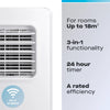 Daewoo Portable AC Unit 9000 BTU 3in1 Air Conditioner White Brand New In Box✅