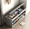 Shoe Bench Hallway Wooden Rack Storage Cabinet Cushion Seat Cupboard Organiser