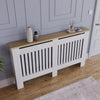 Arlington Radiator Cover White Traditional Modern Cabinet Wood Grill Furniture