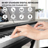 ♬Mustar 88 Semi Weighted Keys Digital Piano PortableKeyboard Pedal Stand Stool