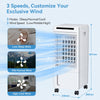 7L Air Cooler Fan 3 In 1 Portable Cooling Conditioner Unit Timer Remote 7H Timer