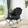 Comfy Lazy Chair with Footstool Relax Lounge Chair Accent Armchair Sofa Chair