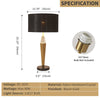 Black & Gold Modern Luxury Table Lamp