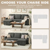 3 Seater Corner Sofa Bed w/ Storage Convertible Pull Out Sofa Bed
