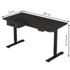 Height Adjustable Electric Standing Desk with Desk Drawer