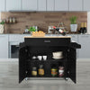 Kitchen Island Storage Trolley Rolling Cart Shelves Cupboard Cabinet Drawer Home