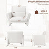Mid-century Modern Accent Chair Upholstered Sofa Chair for Living Room Bedroom
