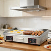 Commercial Electric Griddle Stainless Steel 73cm Full Flat Kitchen Hotplate 220V