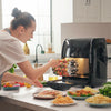 12L Air Fryer Oven w/ Air Fry Roast Broil Bake Dehydrate 60-Minute Timer 1800W