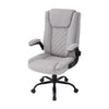 Office Chair Padded High Back Swivel with Height Adjustable Executive Game Grey