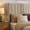 Dusk Madison Oatmeal Linen Look Super King Ottoman Storage Bed RRP £479