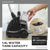 Clothes Steamer with Adjustable Pole Garment Steamer 1950W Black