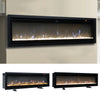 40/50/60/70/80/100inch Insert/Wall Mounted LED Fireplace Electric Inset Fire