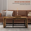 Set of 2 Coffee Tables, Side Table, Tea Table for Living Room Bedroom