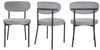 2 Velvet Dining Chairs Velvet Seat Chairs Plush velvet seat and backrest