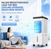 15L Portable Evaporative Air Cooler Cooling Fan Humidifier Remote 3 Speed UK