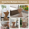 Antique Vintage Concrete Art Deco Occasional Table Side Lamp Table Plant Stand