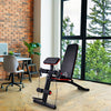 Foldable Dumbbell Bench Weight Training Fitness 7 Incline Adjustable Workout Gym